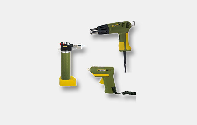 Tools for soldering, heating and glueing jobs