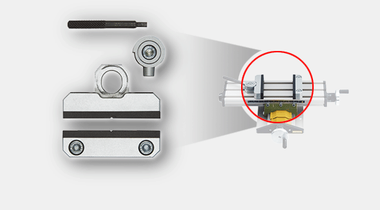 Exzenter-Spannvorrichtung ES 70 für KT 70 und KT 230