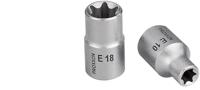 55 mm 12.5 mm Proxxon 23492 TORX sockets 1/2 T 40