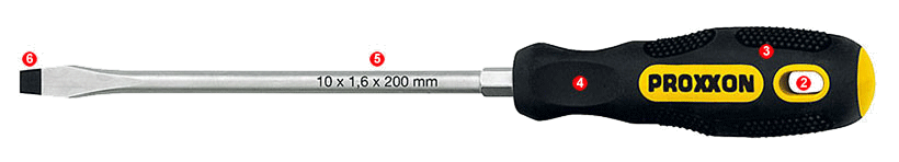 Proxxon 22060 Flex Dot Screwdriver Phillips PH2 Length 25 mm