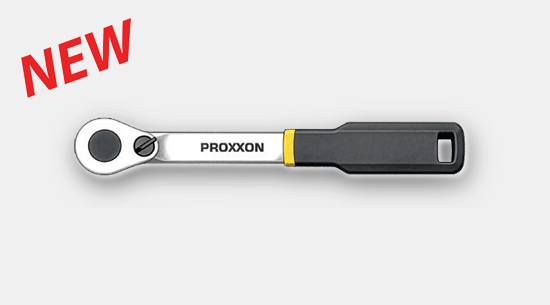 SlimLine ratchet 1/4''<br>With extremely flat head and shaft!