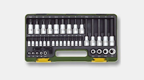 42-piece specialty set for TX and Allen screws