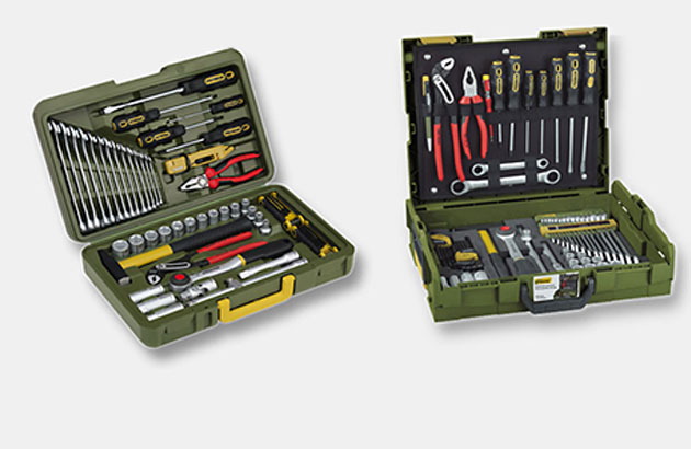 Universal tool sets and bags