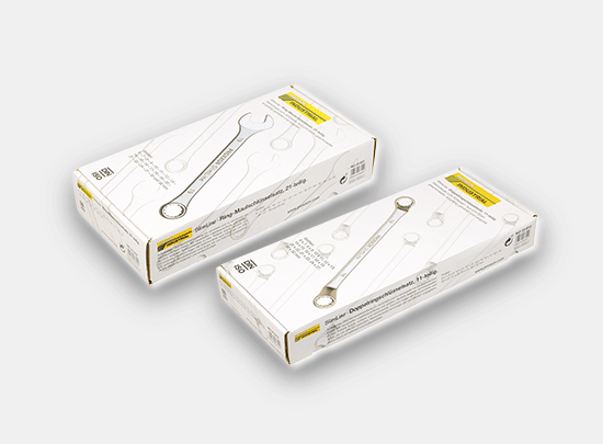 Jeux de clés SlimLine, emballage carton