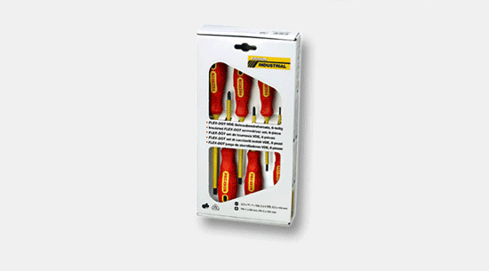 Insulated VDE screwdriver set