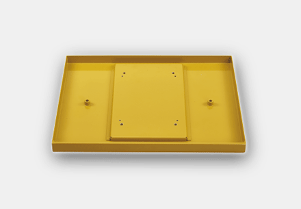 Chip and drip collecting tray for MF70 and FF 230
